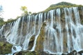 Waterfall in Jiuzhaigou National Park located in the north of Sichuan Province in the southwestern region of China. Royalty Free Stock Photo