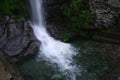 Beautiful waterfall Landscape on the way to Lachen from Gantok, Sikkim, India