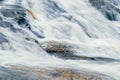 Beautiful waterfall in lush tropical forest, Chiang Mai, Thailand. Nature landscape. Long exposure of water falling on rock of Royalty Free Stock Photo