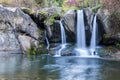 Beautiful waterfall in lushan mountain