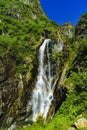 Beautiful waterfall in the mountains Royalty Free Stock Photo