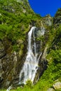 Beautiful waterfall in the mountains Royalty Free Stock Photo