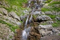 Beautiful waterfall in the mountains Royalty Free Stock Photo