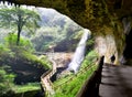 Beautiful waterfall in Nantou, Taiwan