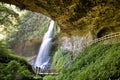 Beautiful waterfall in Nantou, Taiwan Royalty Free Stock Photo