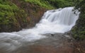 Beautiful waterfall near  Koyna Nagar Satara,Maharashtra,India Royalty Free Stock Photo