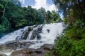 beautiful waterfall at the northern of Thailand,Tropical rain forest landscape Royalty Free Stock Photo