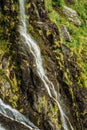 Beautiful waterfall in Norway. Amazing Norwegian nature landscap Royalty Free Stock Photo