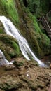 Beautiful waterfall in Papuk region, Croatia, with plants and rocks geology flow flora fauna