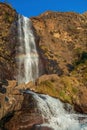 Beautiful Waterfall with rainbow in Lesotho Royalty Free Stock Photo