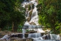 Beautiful waterfall in rainforest jungle