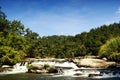 Beautiful waterfall in rock lanscape Royalty Free Stock Photo