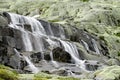 Beautiful waterfall run on the rocks Royalty Free Stock Photo