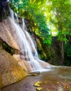 Beautiful waterfall Sai Yok Noi at national park, Thailand Royalty Free Stock Photo