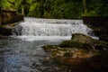 Beautiful waterfall and seamless water falling in a forest Royalty Free Stock Photo