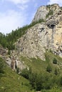 Beautiful Waterfall Shirlak in Altai Mountains