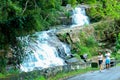 Beautiful waterfall in Sri Lanka Upcountry, nature of sri lanka