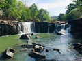 Tat Ton waterfall at Chaiyaphum in Thailand