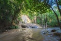 Beautiful waterfalls in Kanchanaburi province, Thailand