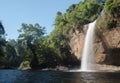 Beautiful waterfalls in the forest, quiet in Thailand