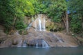 Beautiful waterfalls in Kanchanaburi province, Thailand