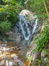 Cabin Creek Falls in Grayson Highlands State Park Royalty Free Stock Photo