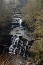 Scotland: Watterfall on River Clyde Royalty Free Stock Photo