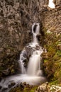 Beautiful waterfalls surrounded by an exuberant nature in Somiedo, Asturias, Spain