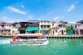 Beautiful waterfront community in Melaka town