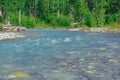 Kings River in Alaska by Sutton Royalty Free Stock Photo