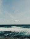 Beautiful wave at kasap beach in Pacitan east java Royalty Free Stock Photo