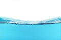 Beautiful wave and nice bubble of pure water Royalty Free Stock Photo