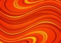 Beautiful Waving Orange Abstract background,Wonder and Cream concept,design for texture and template. Royalty Free Stock Photo