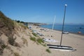 Abersoch Gwynedd Wales beach on south coast Llyn Peninsula popular coast seaside town