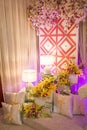 Beautiful Wedding Altar/Dais Royalty Free Stock Photo