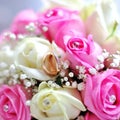 Beautiful wedding bouquet. Royalty Free Stock Photo