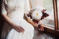 Beautiful wedding bouquet Bride Royalty Free Stock Photo