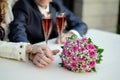 Beautiful wedding bouquet Royalty Free Stock Photo