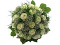 Beautiful wedding bouquet isolated on white Royalty Free Stock Photo