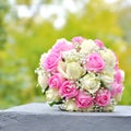 Beautiful wedding bouquet. Royalty Free Stock Photo