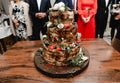 Beautiful wedding cake Royalty Free Stock Photo