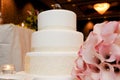 Beautiful wedding cake with nice decoration