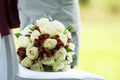 Beautiful wedding rose bouquet