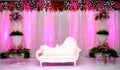 Beautiful  Wedding stage Decorators Images Royalty Free Stock Photo