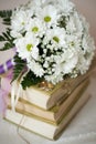 Beautiful wedding still life with bouquet Royalty Free Stock Photo