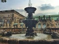 Beautiful well in the Zwinger Palace