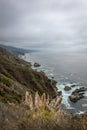 The beautiful west coast of California along Highway 1 Royalty Free Stock Photo