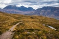 Beautiful Wester Ross mountains and Loch Torridon, Scotland, UK