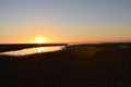Beautiful Wetland Sunrise In Northern California Royalty Free Stock Photo