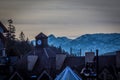 Whistler Village in British Columbia Canada Royalty Free Stock Photo